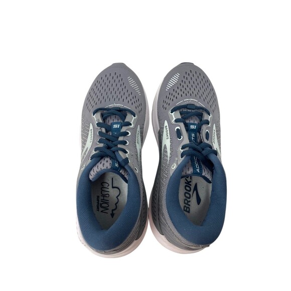 Brooks Gray Shoes Women's Size 7 M Gray Ghost 14 Breathable Mesh Running - Picture 8 of 10